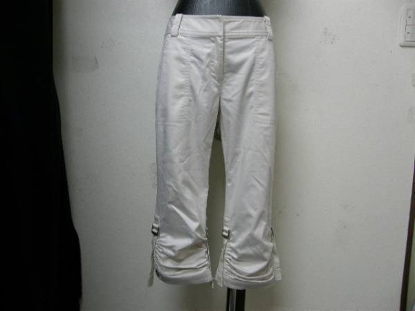 k15 クードシャンス 美品 裾バックル絞りデザイン パンツ サイズ40 即決 レディース拍卖