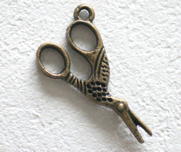 ■即決■鳥の形のはさみ 鋏 ハサミ・メタルチャーム拍卖