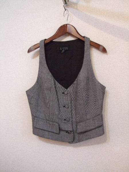 LIMITEDドット風折柄ベスト(USED)112913②拍卖