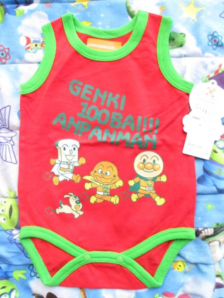 ○新品♪アンパンマンロンパース赤70cm○拍卖
