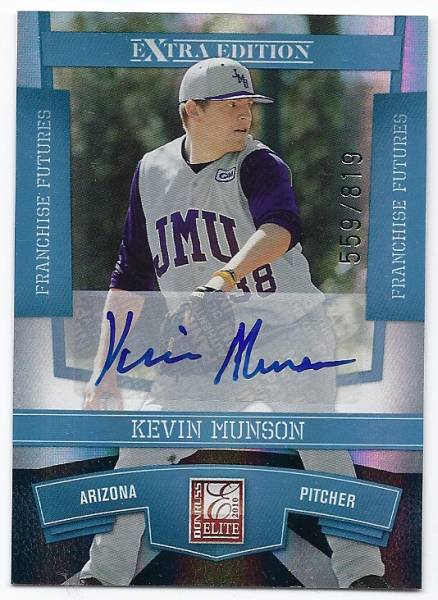 2010 Elite Extra Kevin Munson Auto FF /819拍卖