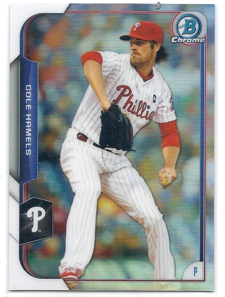 2015 Bowman Chrome Cole Hamels Refractor /499拍卖