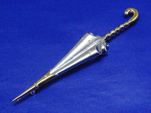 【Maryf 特価出品20%OFF】★★シルバー傘ブローチGR-4★★拍卖