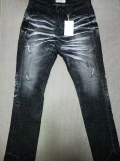 新品未使用サイズ1【VANQUISH VINTAGE デニムVJP2028】ブラック ジーンズ ジーパンメンズ紳士拍卖