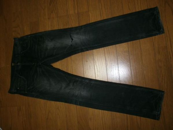 COOL Lee リー × ビームス ブラック デニム W30 95276拍卖