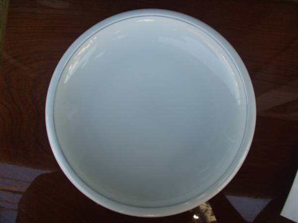 有田・波佐見焼・28cm青ライン大皿・盛皿・ディナー皿1枚拍卖