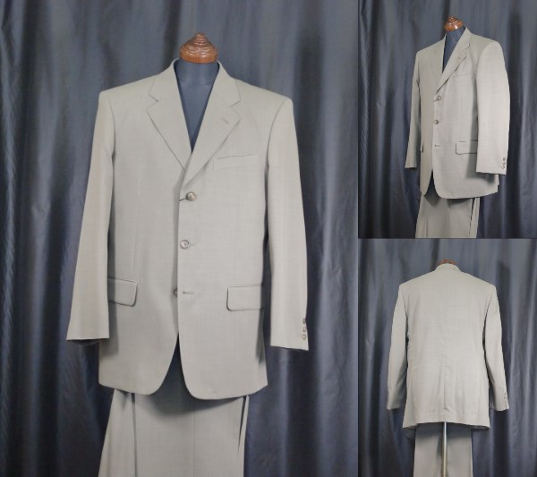 ★☆ ABLL-91 シングル3Bスーツ 新品 春夏 茶系 日本製☆★拍卖