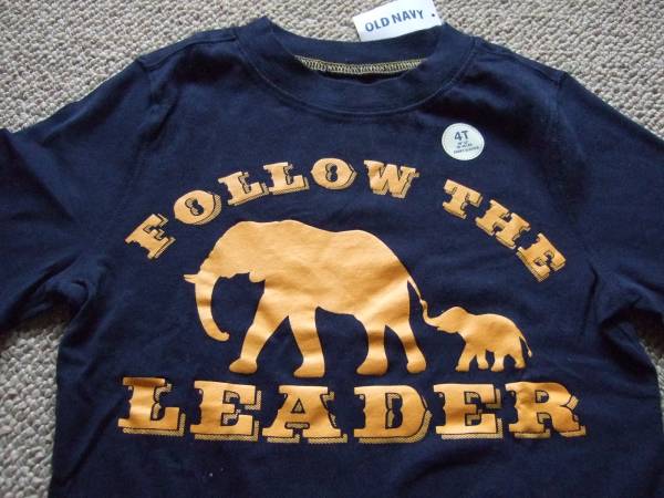 オールドネイビー★TシャツElephant★US:4T(99-106)★OLDNAVY拍卖