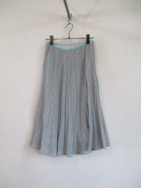 CORTESWORKS forRayBEAMSグレー地プリントスカート(USED70116②)拍卖