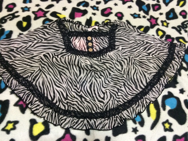 【新品タグ付き】ゼブラシフォンポンチョ♪~95~拍卖