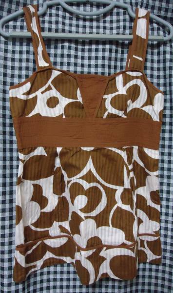 924☆マーク バイ マーク ジェイコブス☆茶キャミソール☆USED拍卖