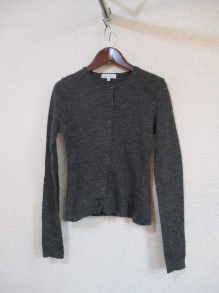 RuedeB(ロートレアモン)グレー透かし編み入ニットカ-デ112215②)拍卖