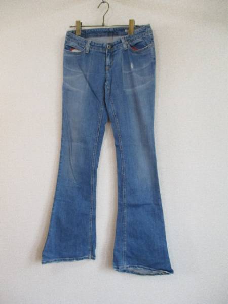 CHIP&PEPPER色落ちダメージ加工デニムパンツ(USED)61916②)拍卖