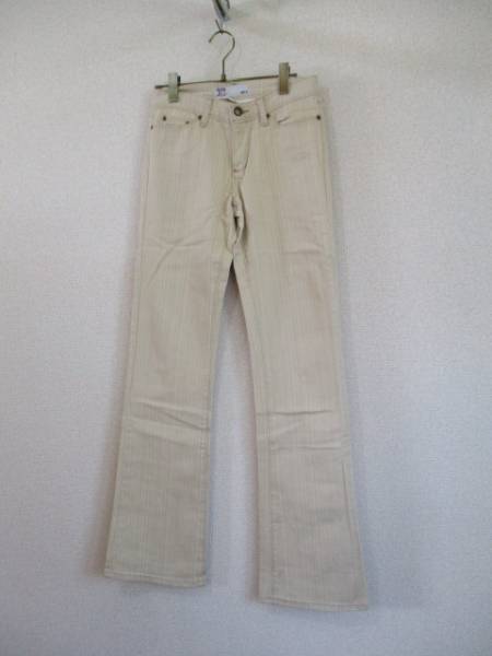 JOE'S水色×ベージュブーツカットカラーデニム(USED)72116②)拍卖