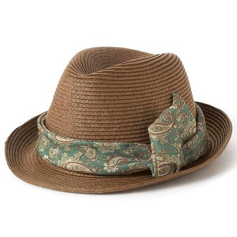 新品*ロシカリエ*ペイズリー柄リボン付きペーパーハット*拍卖