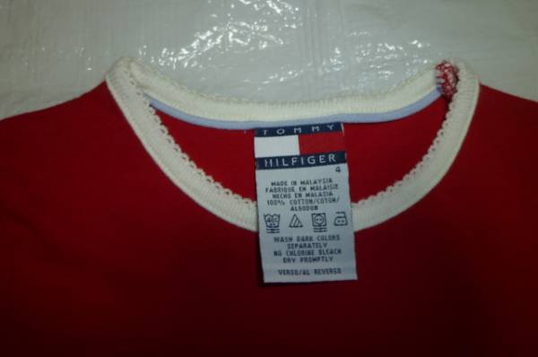 新品未使用トミーフィルフィガー長袖Tシャツ100cm拍卖