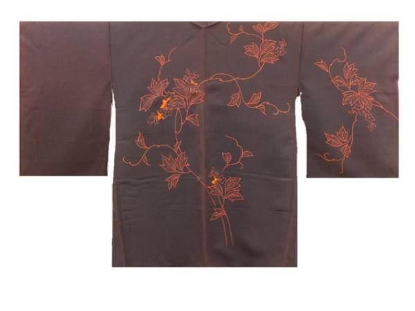 線友禅のすばらしさ羽織中古仕立上品拍卖