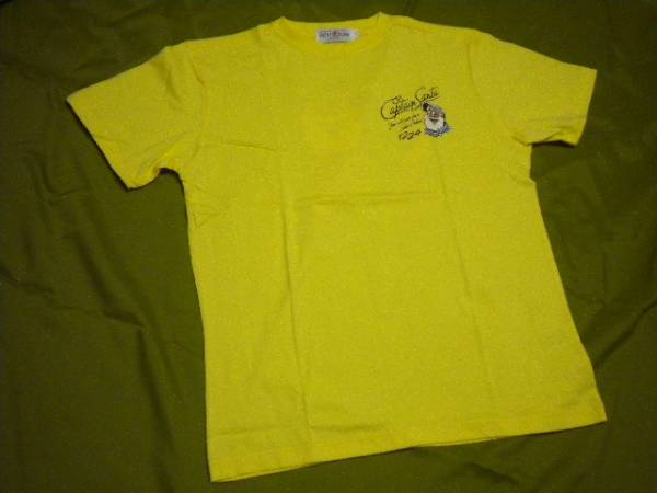 即決★新品キャプテンサンタ★前後にプリント入り半袖Tシャツ L拍卖