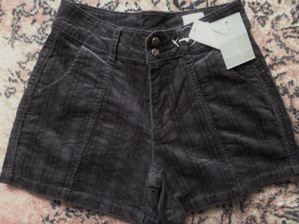 W67 ★キャメルロード  ショート パンツ  コーデュロイ  黒拍卖