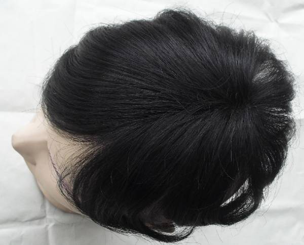 ヘアピース(ブラック)(サイズ・L)送料300円拍卖