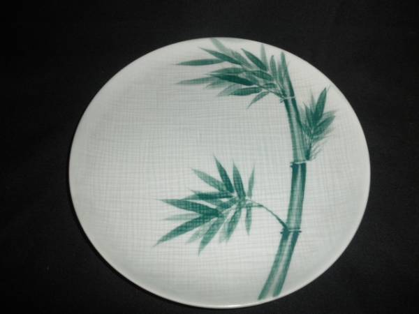 @@@SELADOM (セラドン) 皿 竹 竹の絵柄 青磁 拍卖