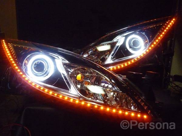 GH アテンザ用 CCFLイカリング ホワイト ブルー レッド 保証付き拍卖