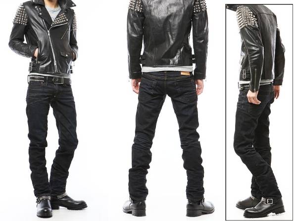 新品未使用VJP2031 w30日本製Made in Japan【VANQUISH セルヴィッチ ブラックコーティングタイトフィットストレートデニム】ジーパン 紳士拍卖