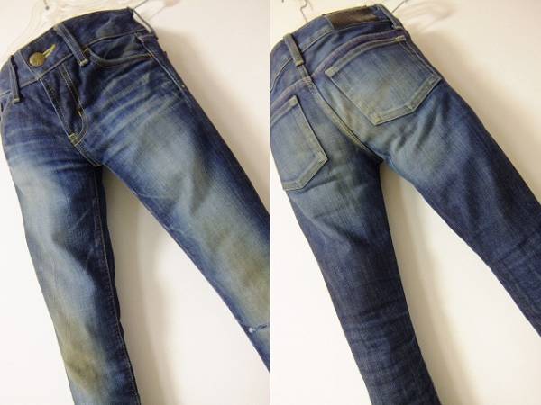 SLY スライ デニムパンツ サイズ 24 画像8枚あり。拍卖