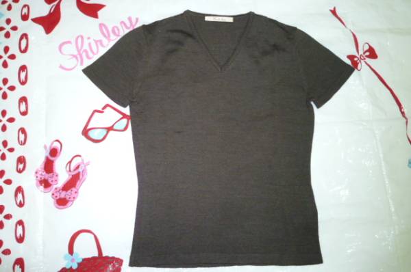 新品EMILELRU半袖ニットセーターM拍卖