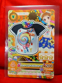 アイカツ!6弾 キャンディプリントラグランTシャツ 06-41N拍卖