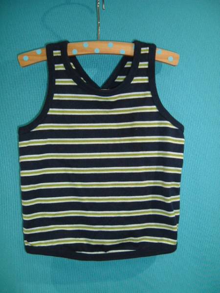 ё Elfin Doll ёボーダーコットンタンクトップ90拍卖