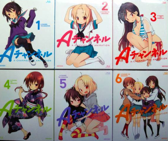 Blu-yay 中古 Aチャンネル 完全生産限定版 全6巻セット拍卖