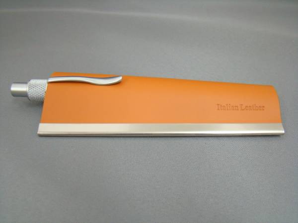 【新品】★レザー製ペンケース 筒型 ★ナチュラルブラウン拍卖