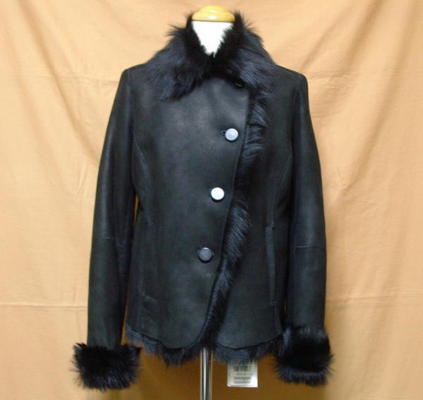 新品★JOSEPH★ジョゼフ★ムートンコート★新品★定価21万+税★黒★40★ジョセフ拍卖