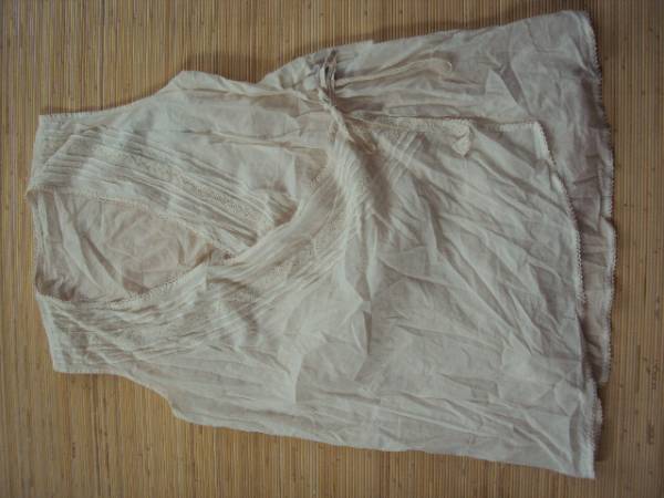 *新品東京購入ファッションナチュラルチュニックワンピリボントップスMサイズ拍卖