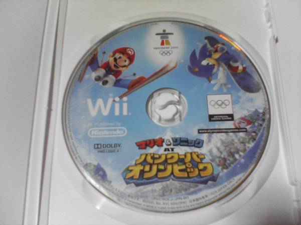 Wiiソフト マリオ&ソニックATバンクーバーオリンピック☆Wii拍卖