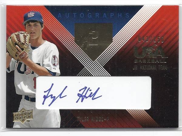 2007 UD USA Tyler Hibbs Auto Blue /150拍卖