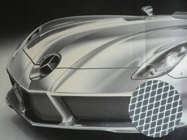 シルクロード 高級アルミネット シルバー4角菱粗 約4.5mm×7.0mm AG-08S拍卖