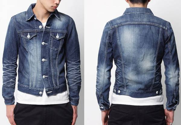 新品未使用VJJ4026サイズL【VANQUISHヴィンテージスタッズトラッカージャケット TYPE-Cトラッカー】Gジャン デニム メンズ 上着拍卖