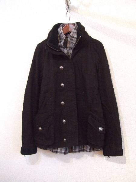 GILFY黒×チェックリバーシブルブルゾン(USED)112913)拍卖