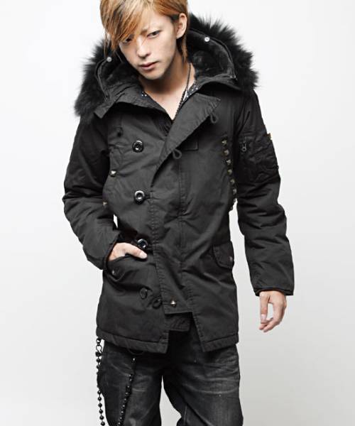 新品未使用VJJ2031サイズL【コラボALPHA × VANQUISH N-3Bミリタリージャケット】ブラック フライトジャケット N-2B MA1 M-65メンズ紳士拍卖