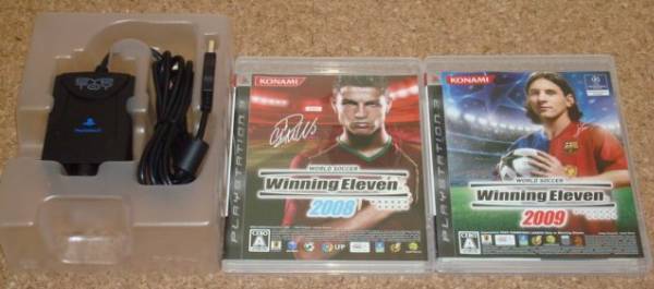 ☆美品☆PS3 ウイニングイレブン2009 + 2008 + USBカメラ拍卖