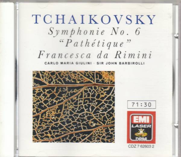チャイコフスキー 交響曲第6番「悲愴」 ジュリーニ【英国盤】拍卖
