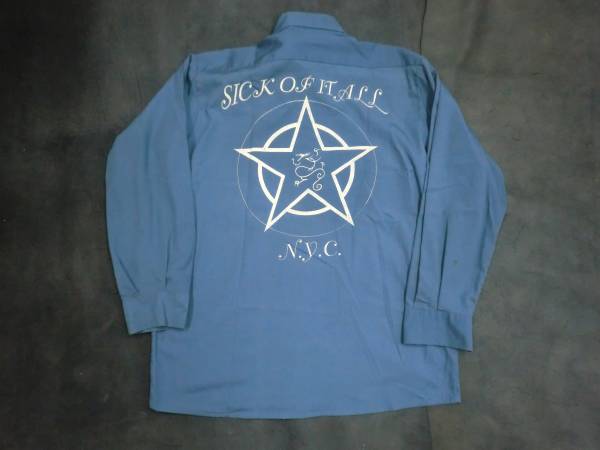 当時物SICK OF IT ALL長袖ワーク シャツ■CIV ゴリビス judge ビンテージ TSOL拍卖