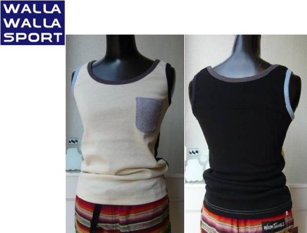 Walla Walla ワラワラ RIB TANK TOP na XS スポーツ 未使用拍卖