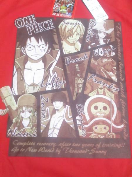 ◇新品!ワンピースフィルムZ長袖Tシャツ赤150cm◇拍卖