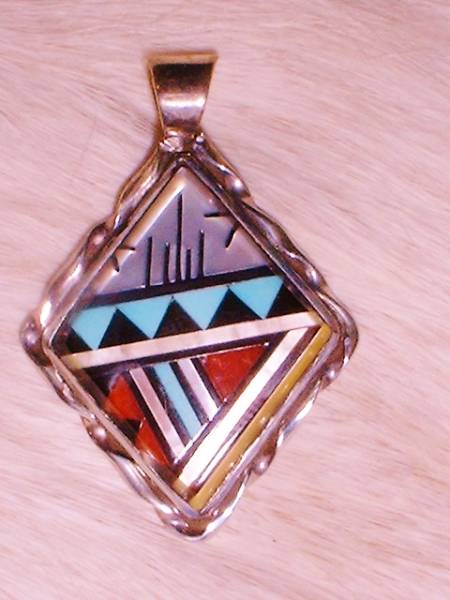 ☆卸価格! インディアンジュエリー ズニ族 ペンダント ③☆拍卖