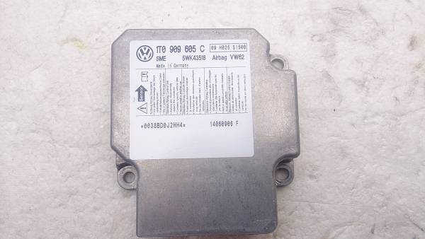 トゥーラン/エアバッグコンピューター/1T0909605C/コード:002/34000km拍卖