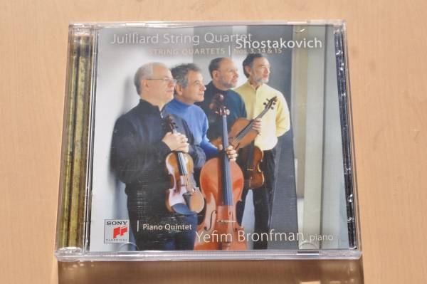 ショスタコーヴィチ:ピアノ五重奏曲/弦楽四重奏曲@ジュリアード弦楽四重奏団&イエフィム・ブロンフマン/2CD/国内盤拍卖