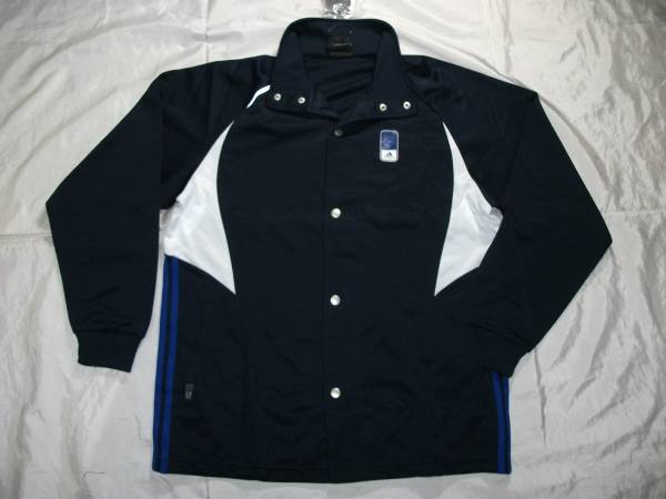 新品即決adidasアディダス トレーニングトップ Mサイズ ネイビー/ホワイト 320038拍卖